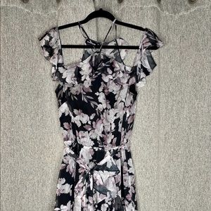 Bebe purple and black dress